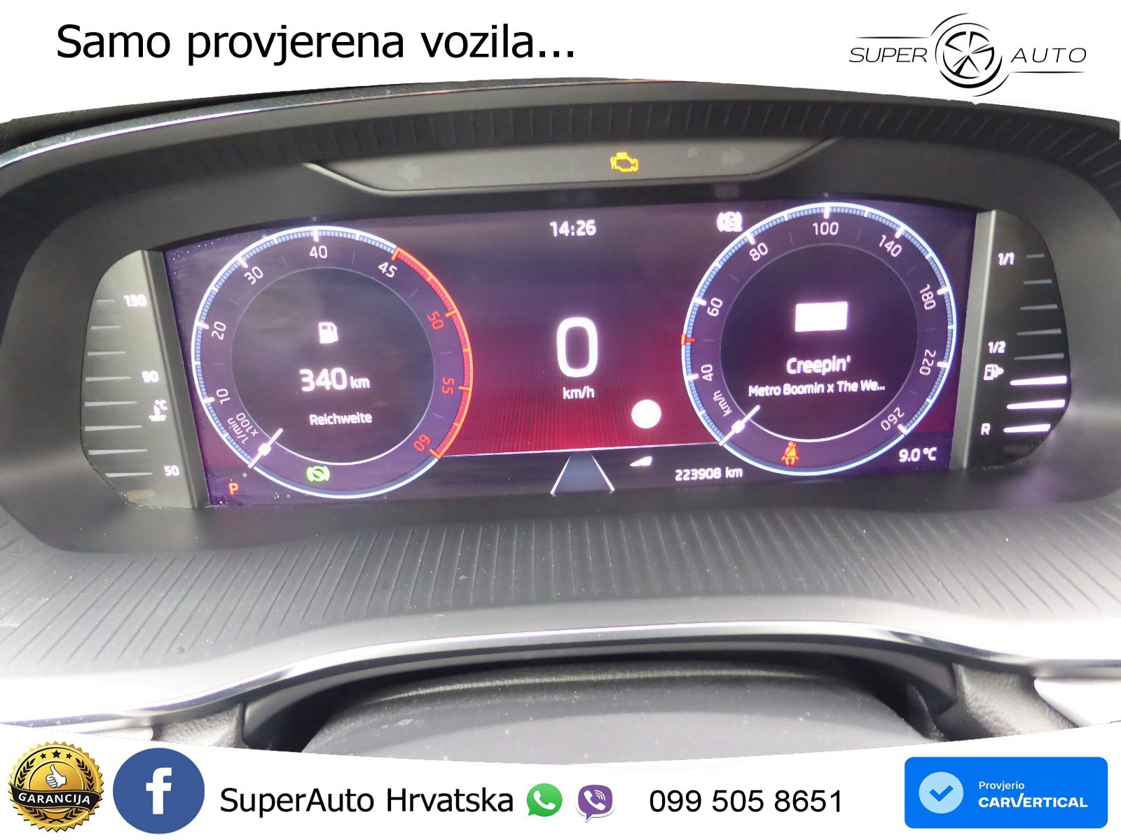 Škoda Octavia Combi 2.0 TDI (150 KS) 4x4 DSG LED+GR SJED+ACC