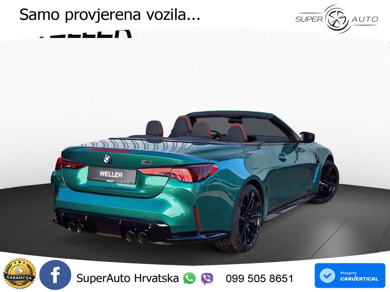 BMW M4 Convertible Competition 3.0 (530 KS) xDrive Steptronic LED+GR SJED+ACC