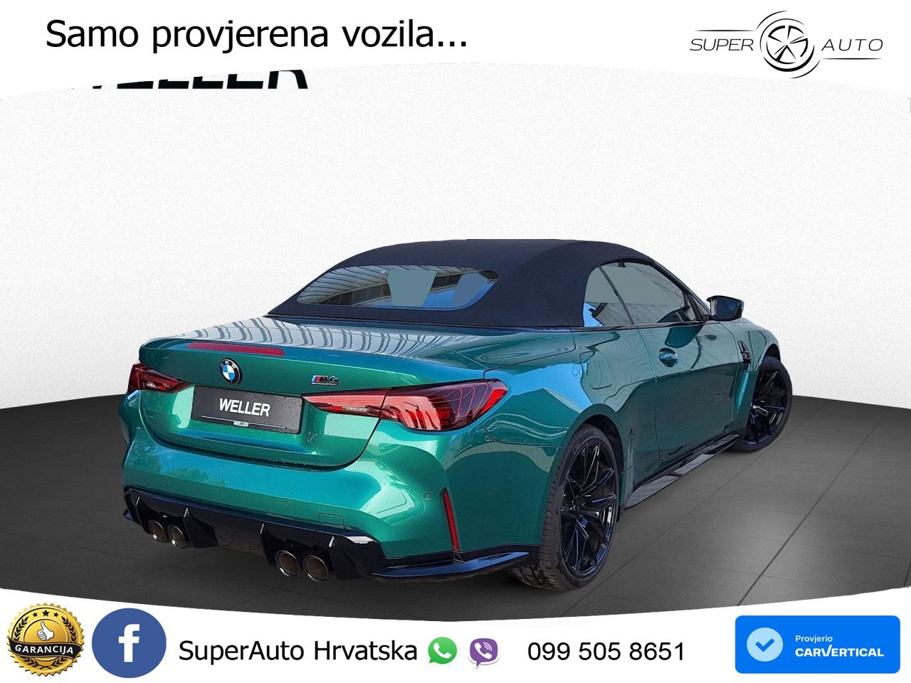 BMW M4 Convertible Competition 3.0 (530 KS) xDrive Steptronic LED+GR SJED+ACC