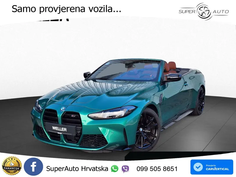 BMW M4 Convertible Competition 3.0 (530 KS) xDrive Steptronic LED+GR SJED+ACC