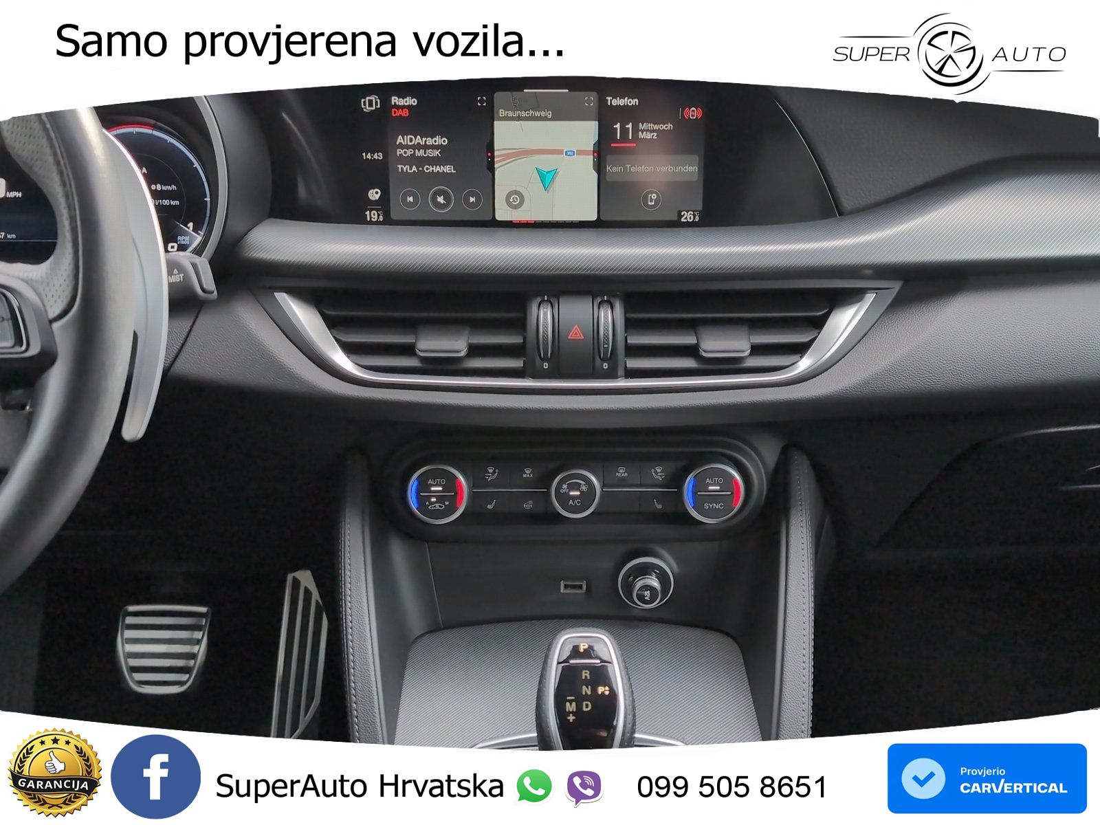 Alfa Romeo Stelvio 2.2 MultiJet II (210 KS) Q4 Automatic LED+GR SJED+ACC