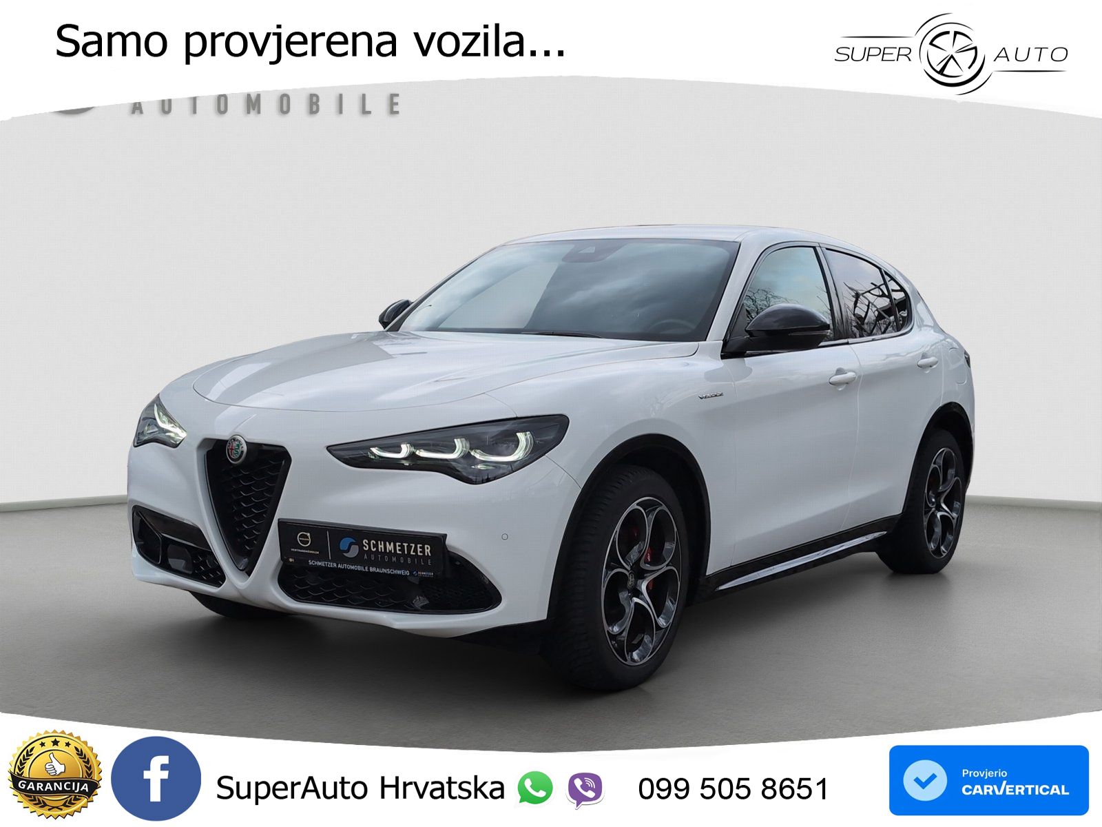 Alfa Romeo Stelvio 2.2 MultiJet II (210 KS) Q4 Automatic LED+GR SJED+ACC