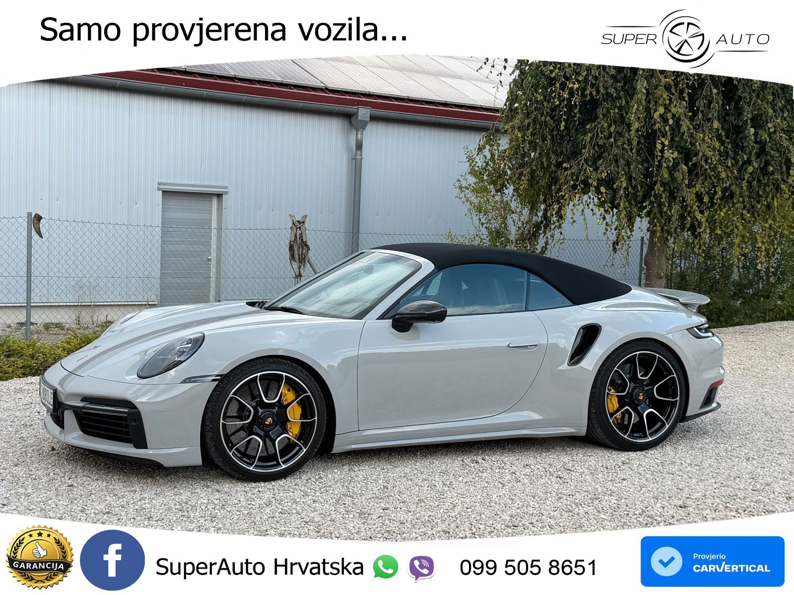 Porsche 911 Turbo S Cabriolet 3.8 (650 KS) PDK ZRAČNI+ACC+GR SJED+KAM