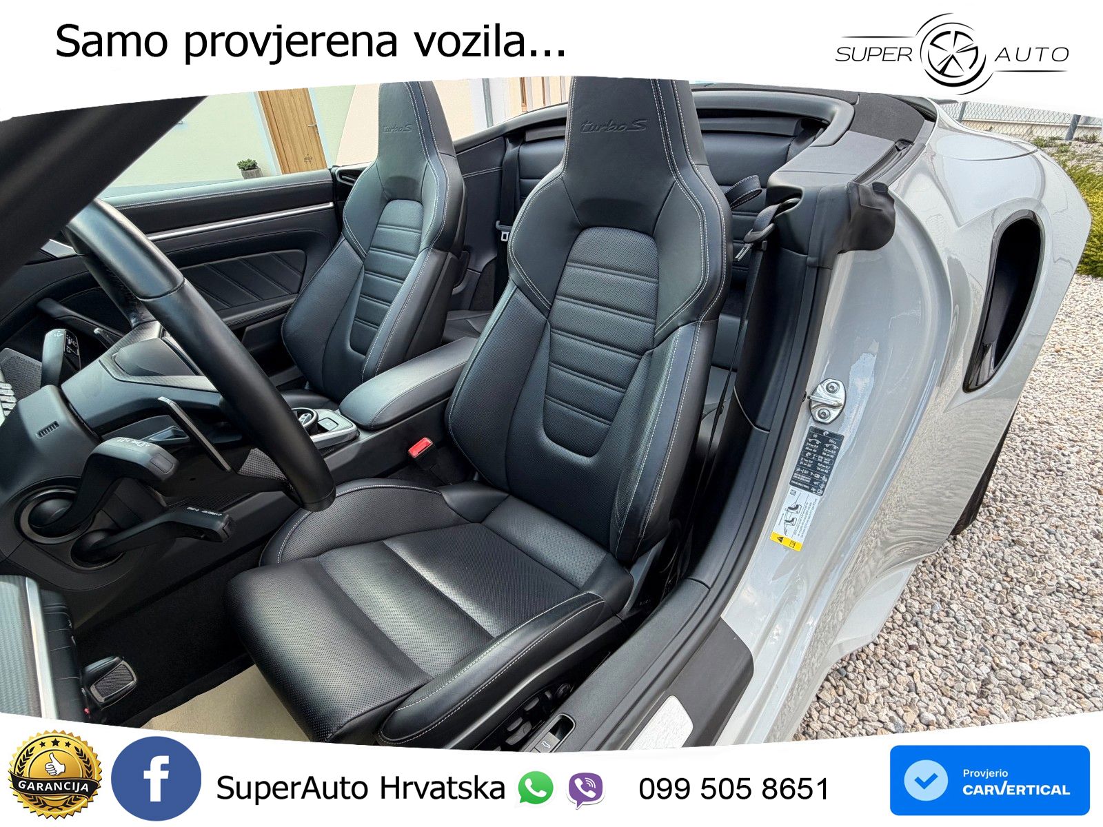 Porsche 911 Turbo S Cabriolet 3.8 (650 KS) PDK ZRAČNI+ACC+GR SJED+KAM