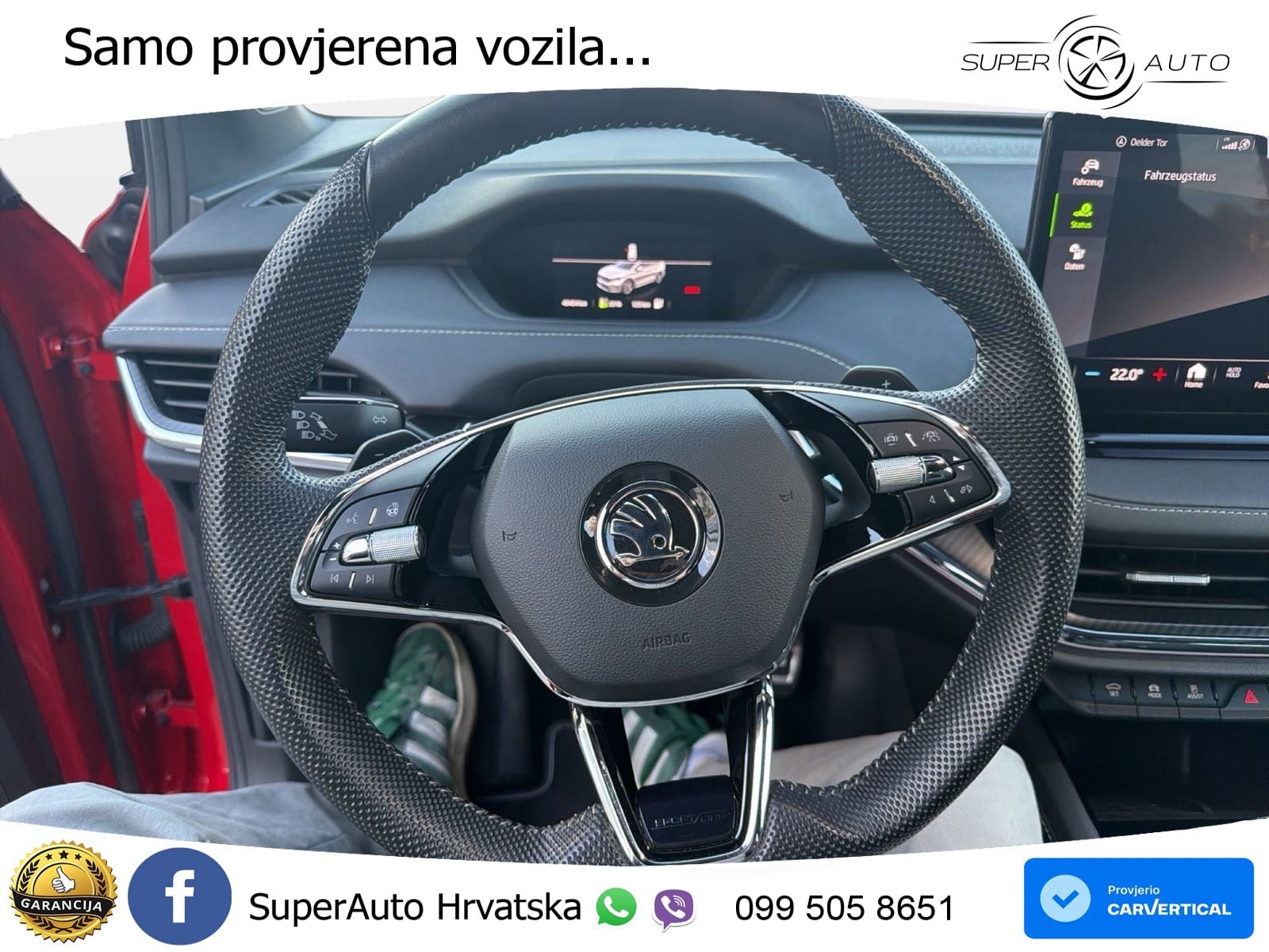 Škoda Enyaq iV 80x 82 kWh (265 KS) AWD SportLine MATRIX+GR SJED+KAM