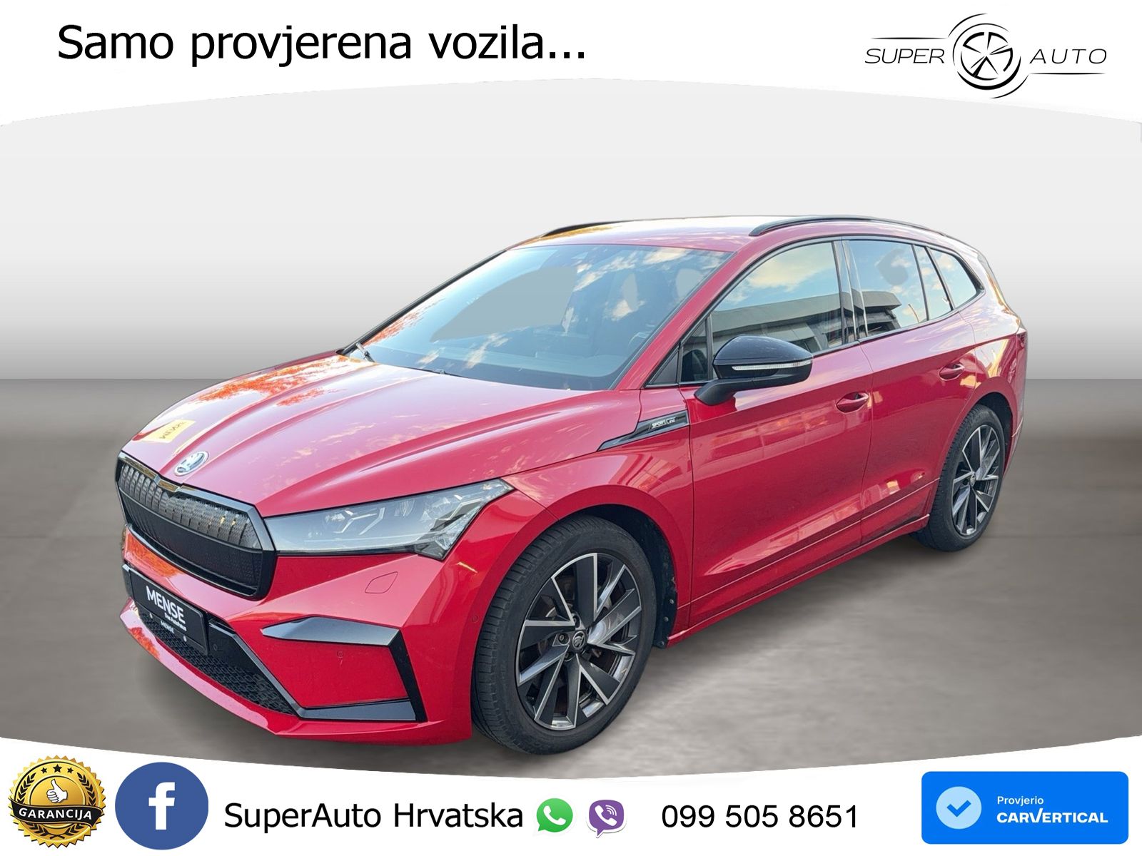Škoda Enyaq iV 80x 82 kWh (265 KS) AWD SportLine MATRIX+GR SJED+KAM