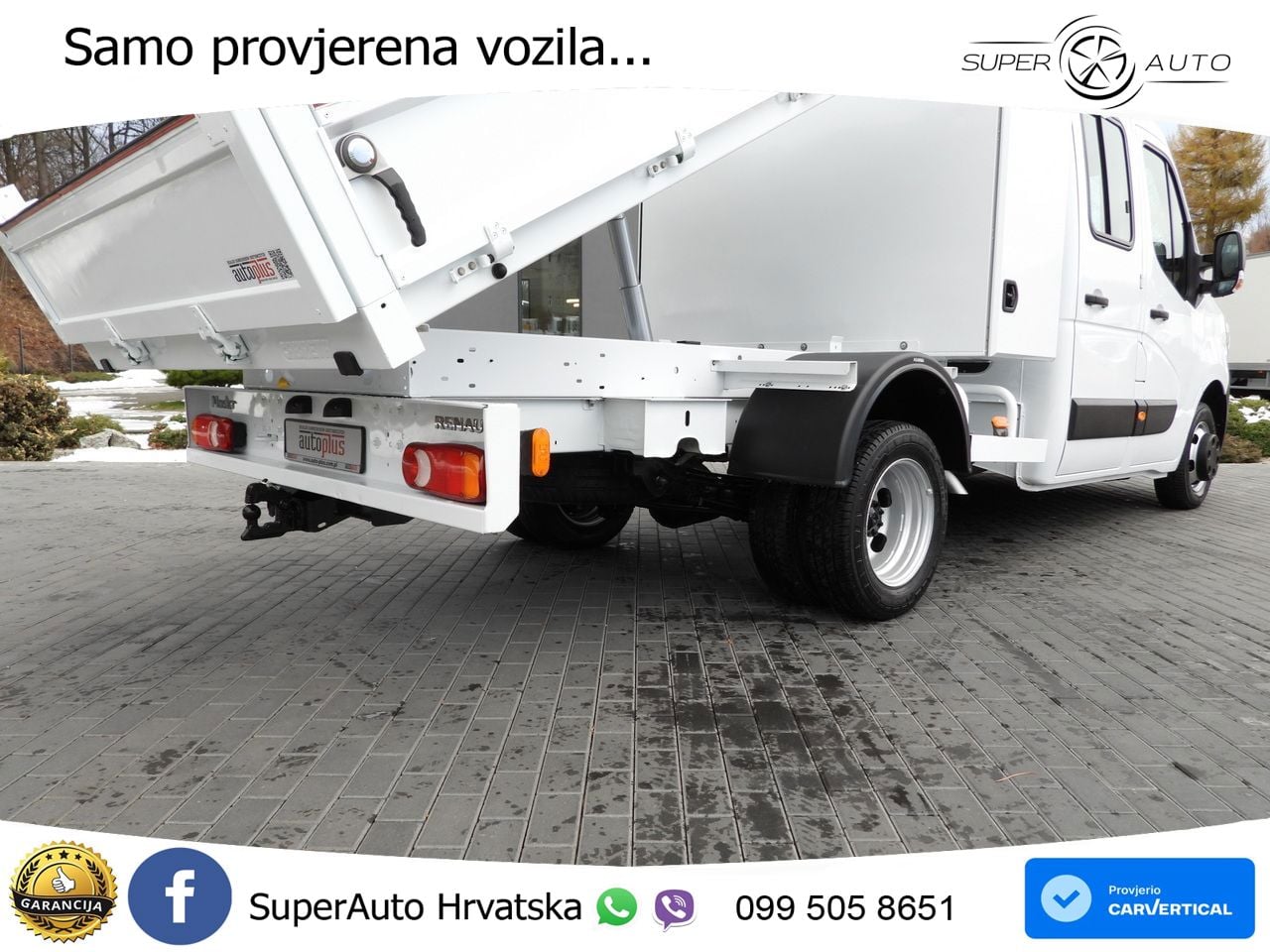 Renault MASTER KIPPER DOPPELKABINE DOKA 6 SITZE TEMPOMAT 145 KS