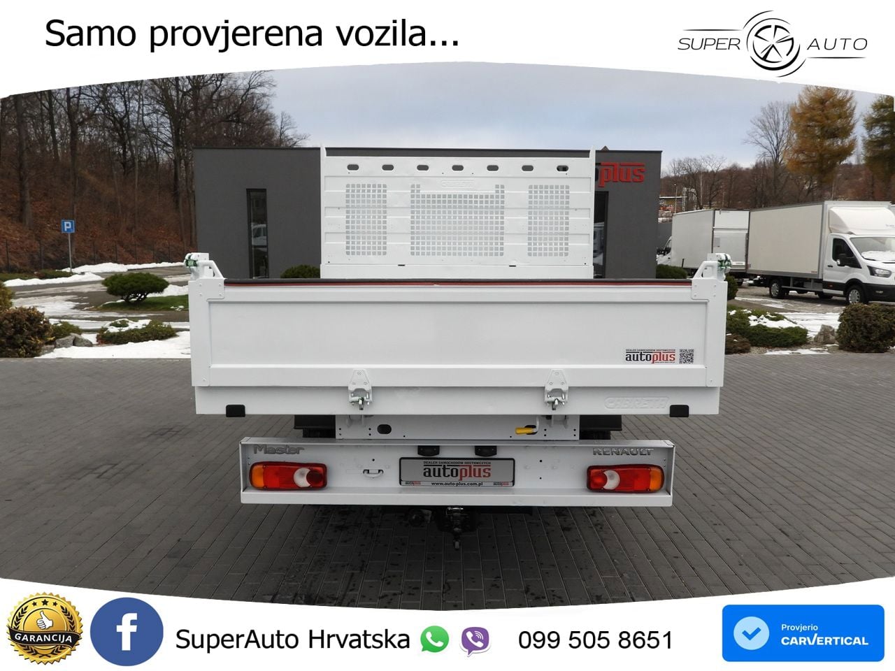 Renault MASTER KIPPER DOPPELKABINE DOKA 6 SITZE TEMPOMAT 145 KS