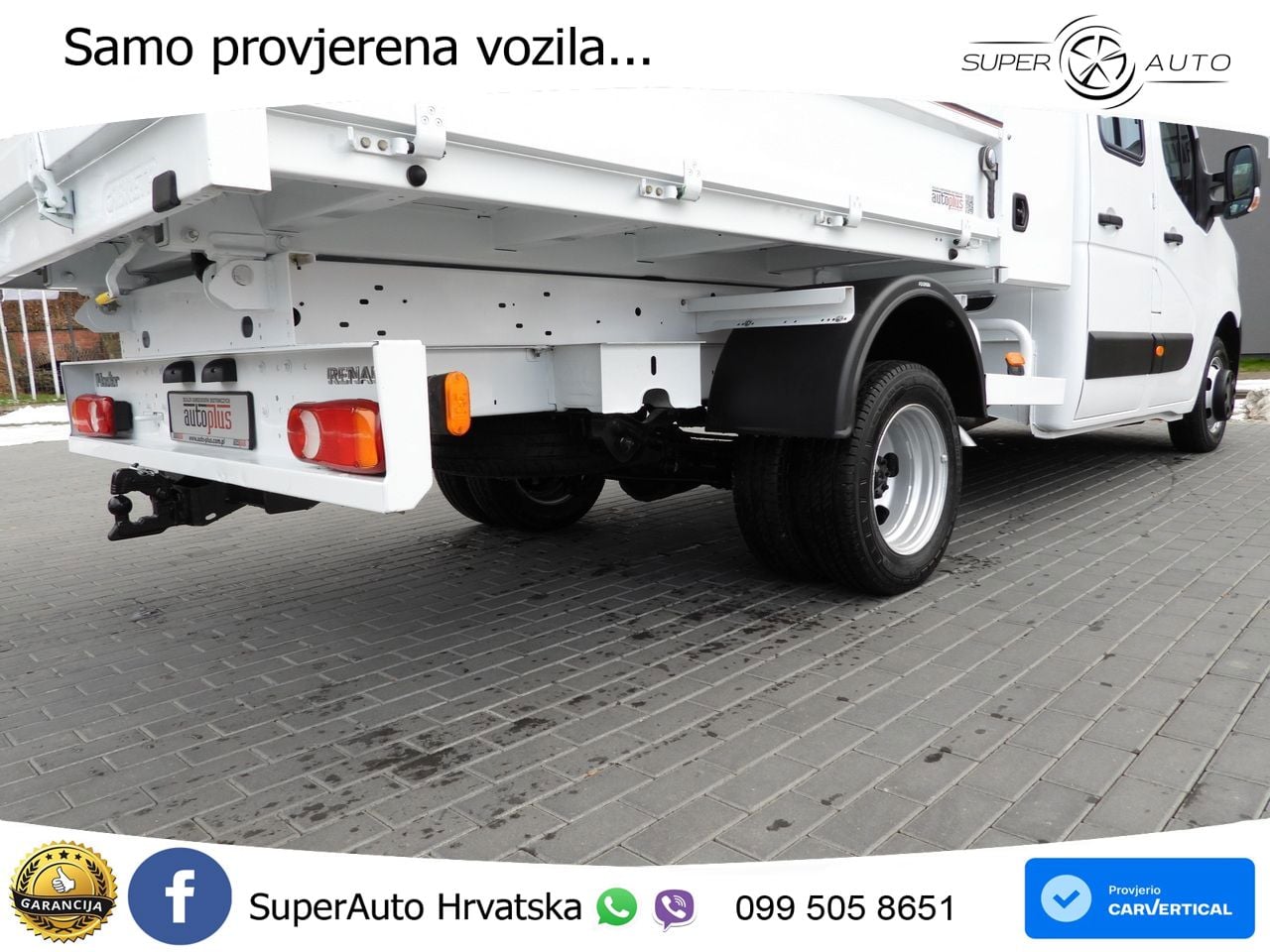 Renault MASTER KIPPER DOPPELKABINE DOKA 6 SITZE TEMPOMAT 145 KS