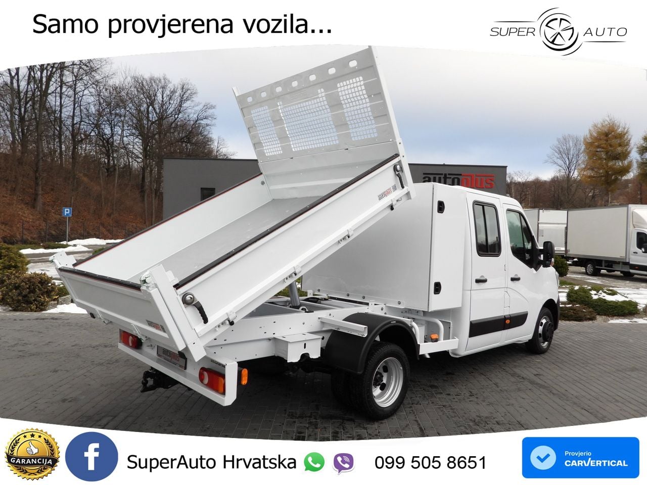 Renault MASTER KIPPER DOPPELKABINE DOKA 6 SITZE TEMPOMAT 145 KS