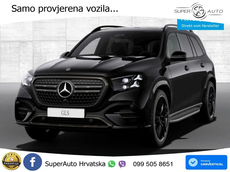 Mercedes-Benz GLS GLS 450d EQ Boost 4MATIC 9G-TRONIC Night paket ACC+HEAD+4xGR SJED+360+PANO