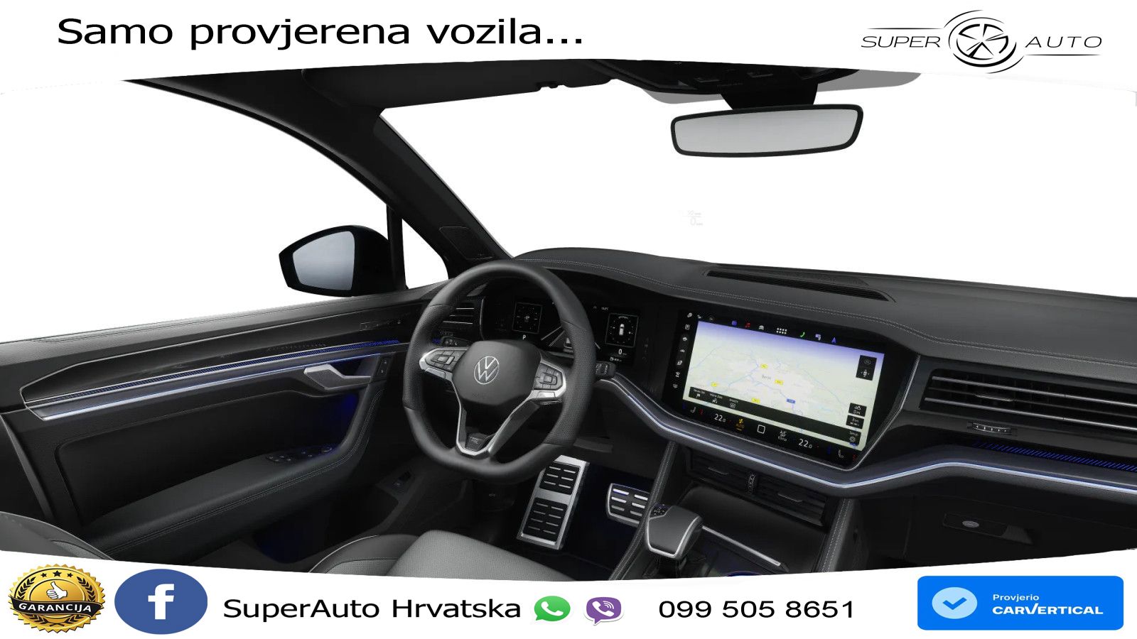 Volkswagen Touareg 3.0 V6 TDI (286 KS) 4MOTION Tiptronic ZRAČNI+ACC+GR SJED+KAM+PANO