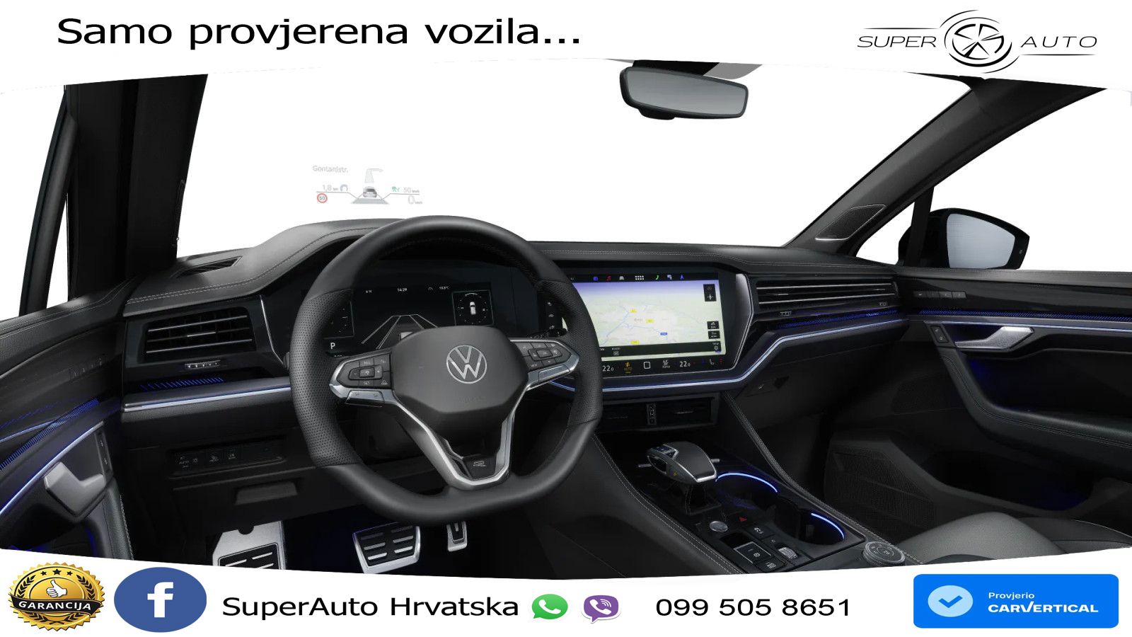 Volkswagen Touareg 3.0 V6 TDI (286 KS) 4MOTION Tiptronic ZRAČNI+ACC+GR SJED+KAM+PANO
