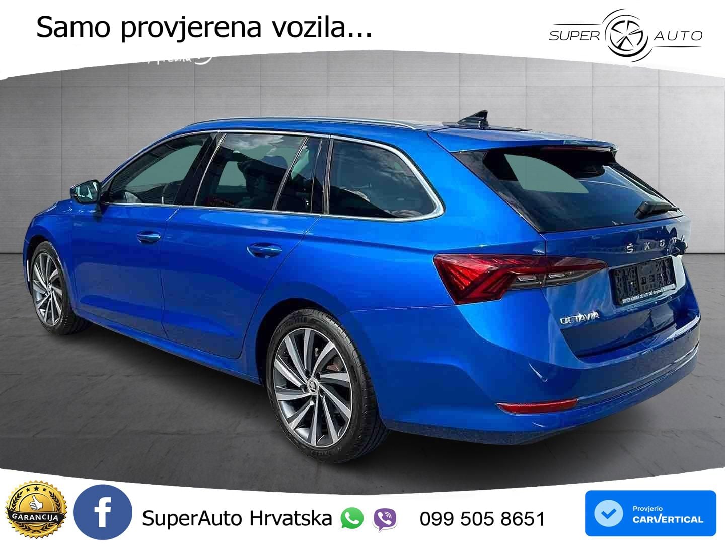 Škoda Octavia Combi 2.0 TDI (150 KS) DSG LED+GR SJED+ACC