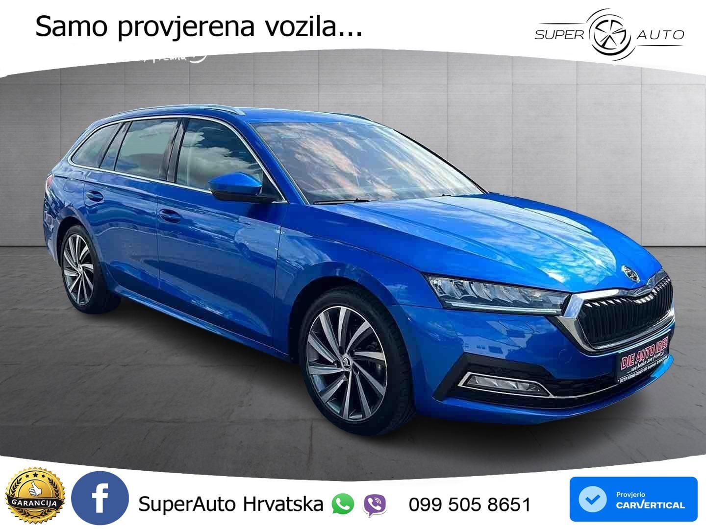 Škoda Octavia Combi 2.0 TDI (150 KS) DSG LED+GR SJED+ACC
