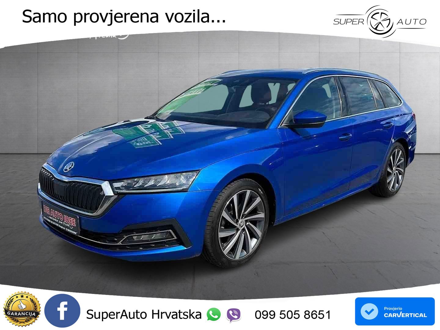 Škoda Octavia Combi 2.0 TDI (150 KS) DSG LED+GR SJED+ACC