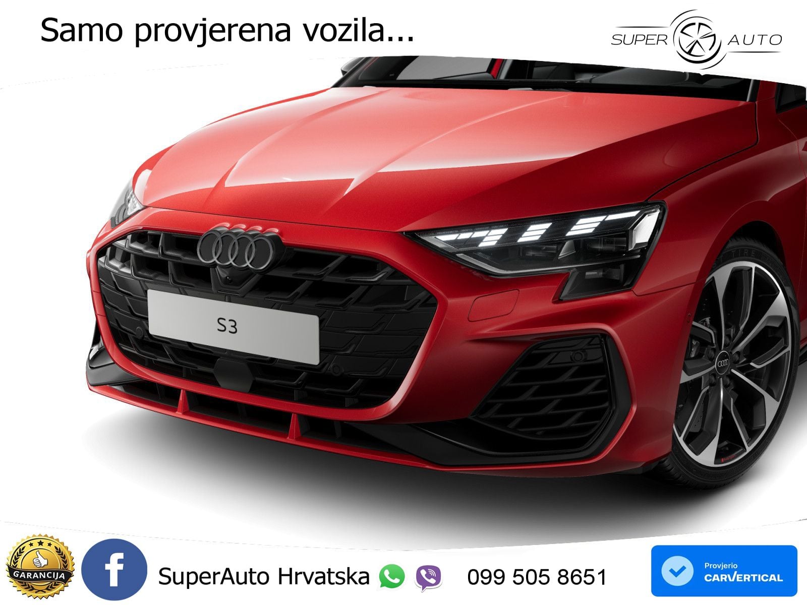 Audi S3 2.0 TFSI (333 KS) quattro S tronic LED+GR SJED+ACC