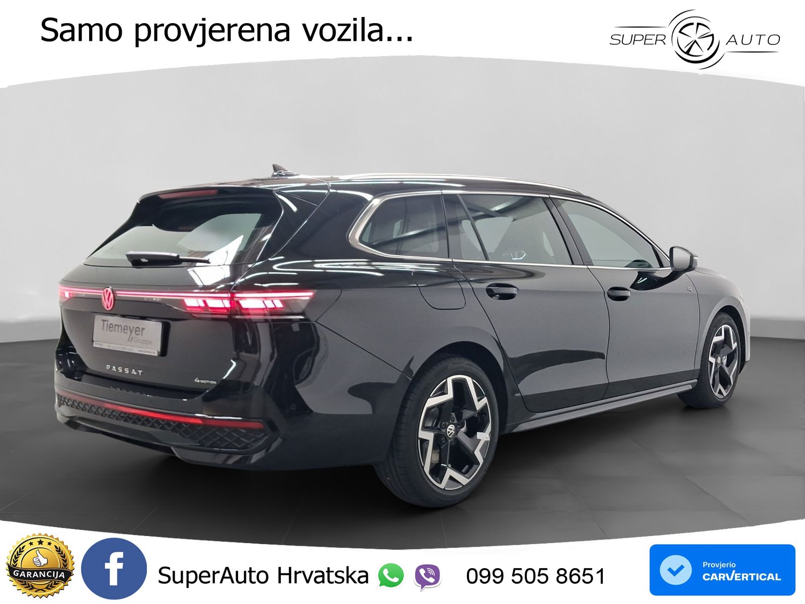 Volkswagen Passat Variant 2.0 TDI (193 KS) 4MOTION DSG R-Line LED+GR SJED+ACC