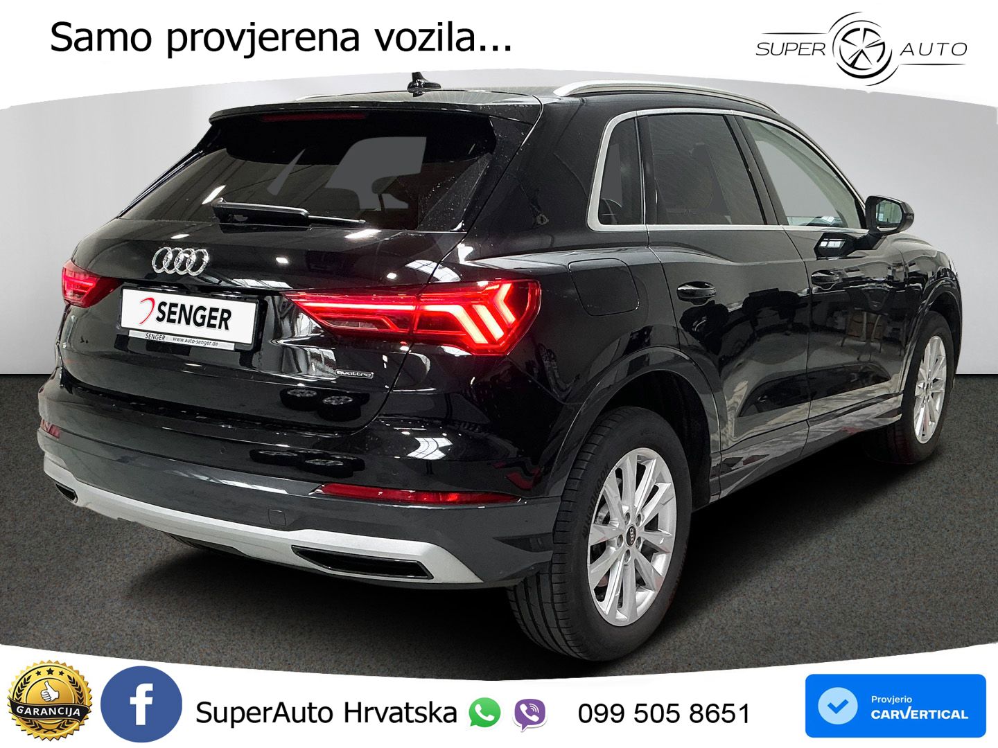 Audi Q3 40 TDI (200 KS) quattro S tronic advanced MATRIX+GR SJED+KAM