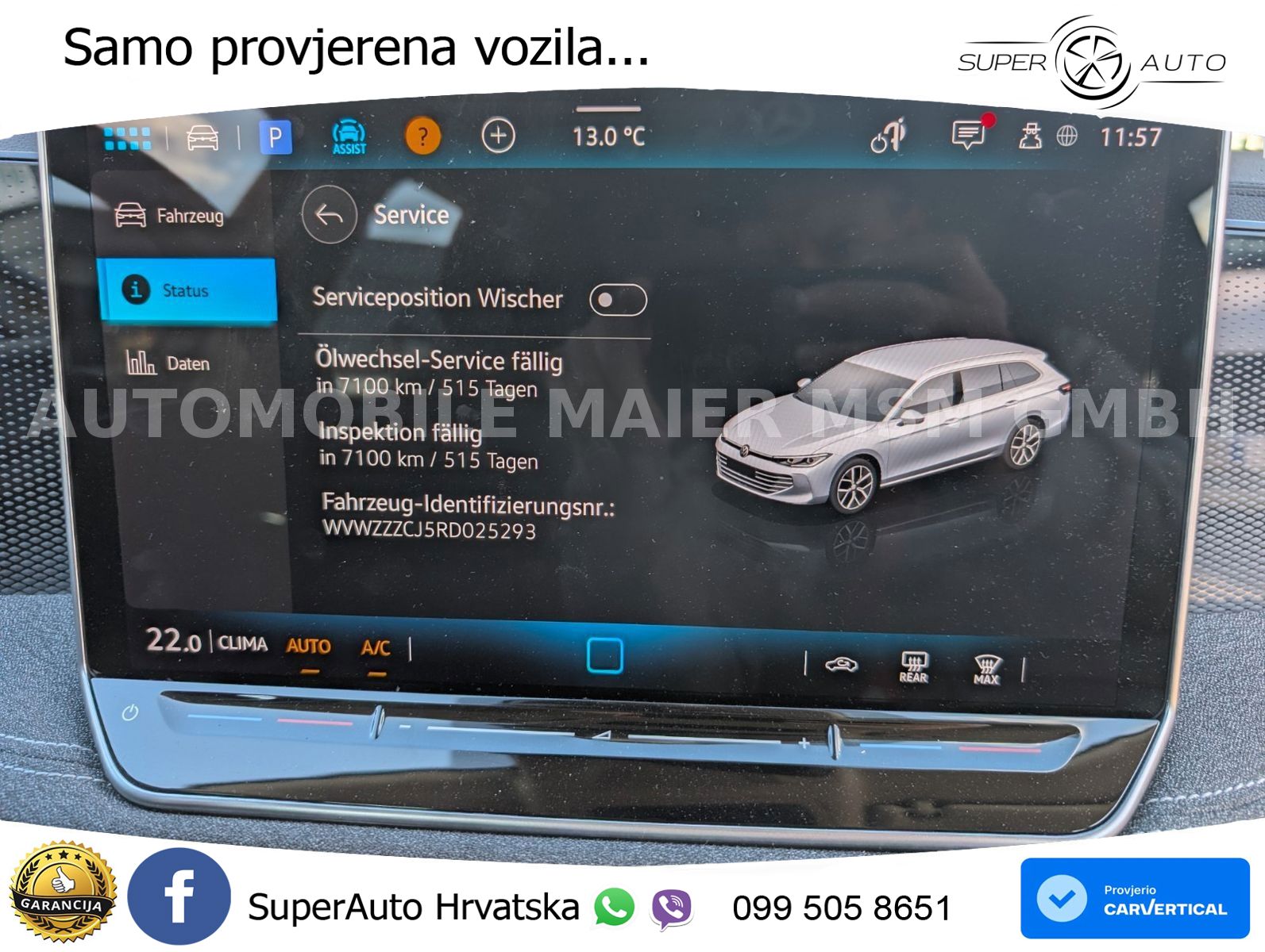 Volkswagen Passat Variant 2.0 TDI (122 KS) DSG LED+ACC