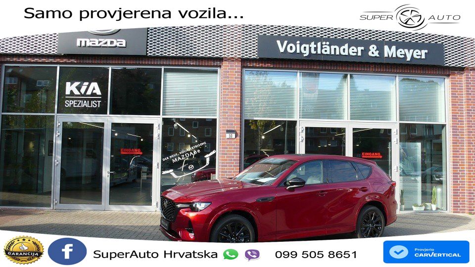 Mazda CX-60 2.5 e-Skyactiv (328 KS) AWD Automatic MATRIX+GR SJED+KAM