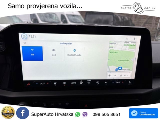 Ford Transit Custom Kasten 300 L1 Limited FWD, Navi L 170 KS