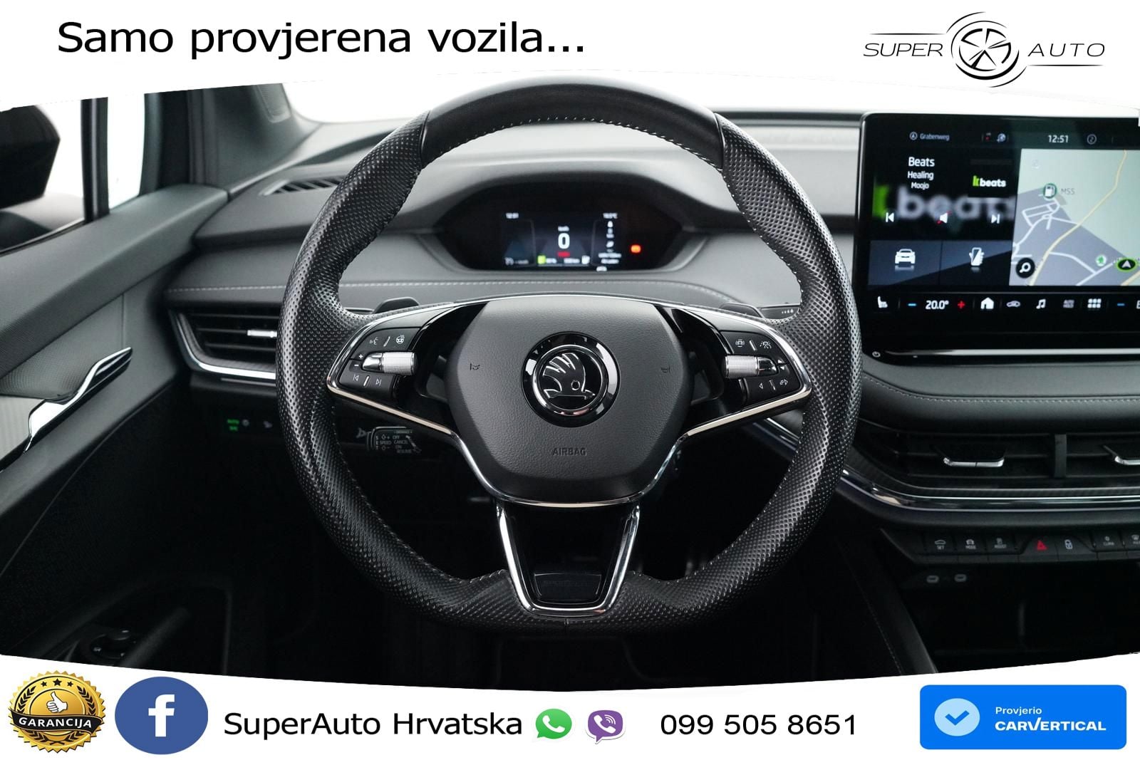 Škoda Enyaq iV 80x 82 kWh (265 KS) AWD SportLine LED+GR SJED+ACC