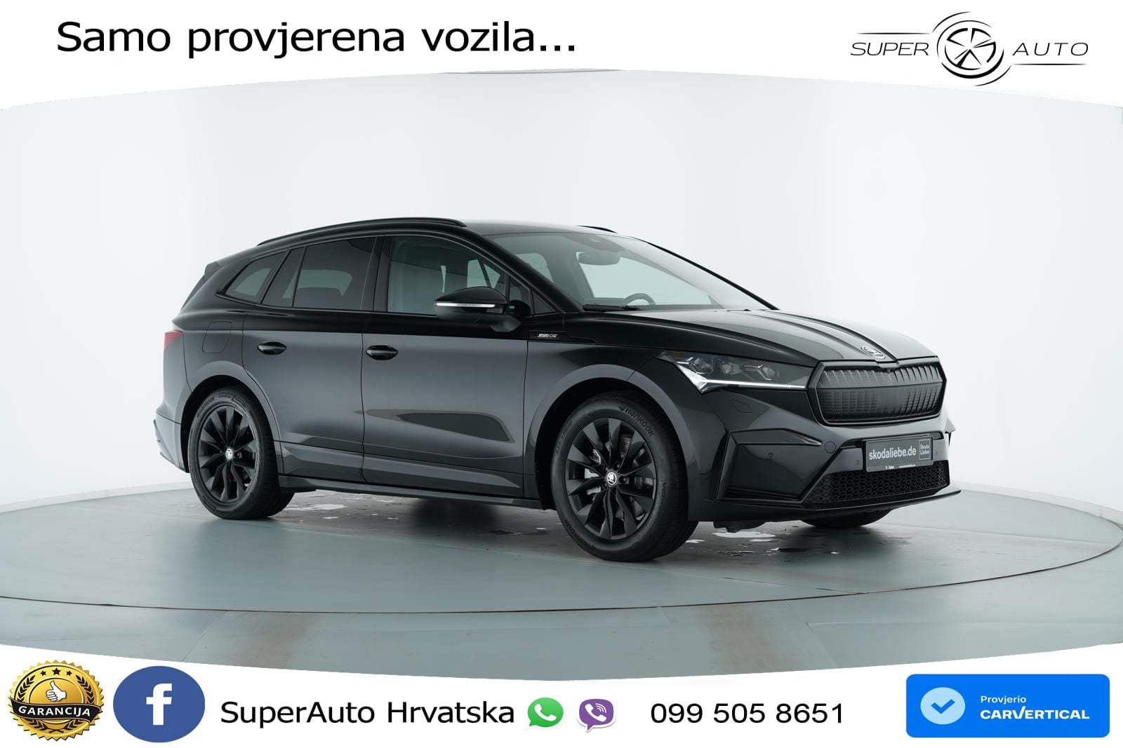 Škoda Enyaq iV 80x 82 kWh (265 KS) AWD SportLine LED+GR SJED+ACC