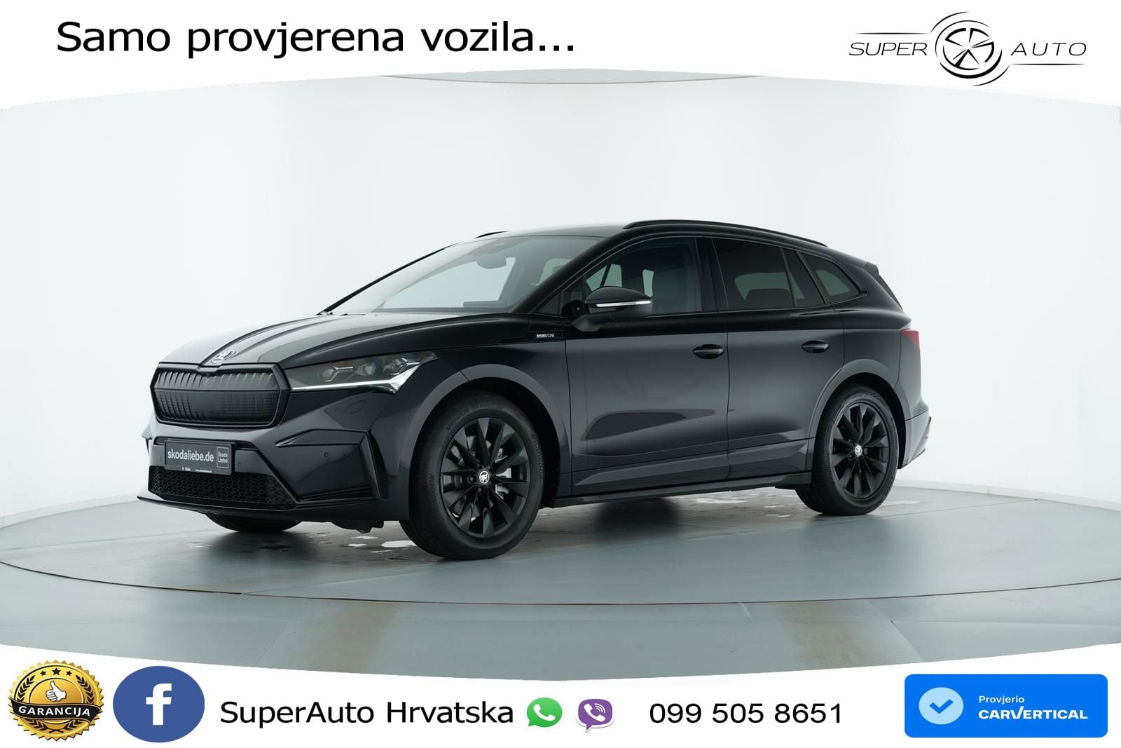 Škoda Enyaq iV 80x 82 kWh (265 KS) AWD SportLine LED+GR SJED+ACC