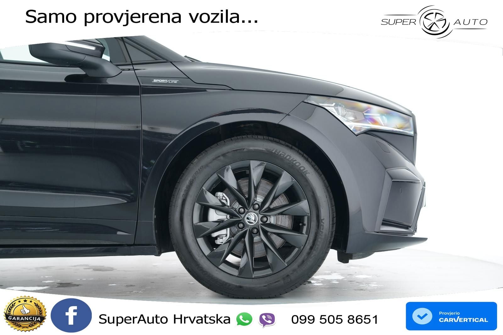 Škoda Enyaq iV 80x 82 kWh (265 KS) AWD SportLine LED+GR SJED+ACC