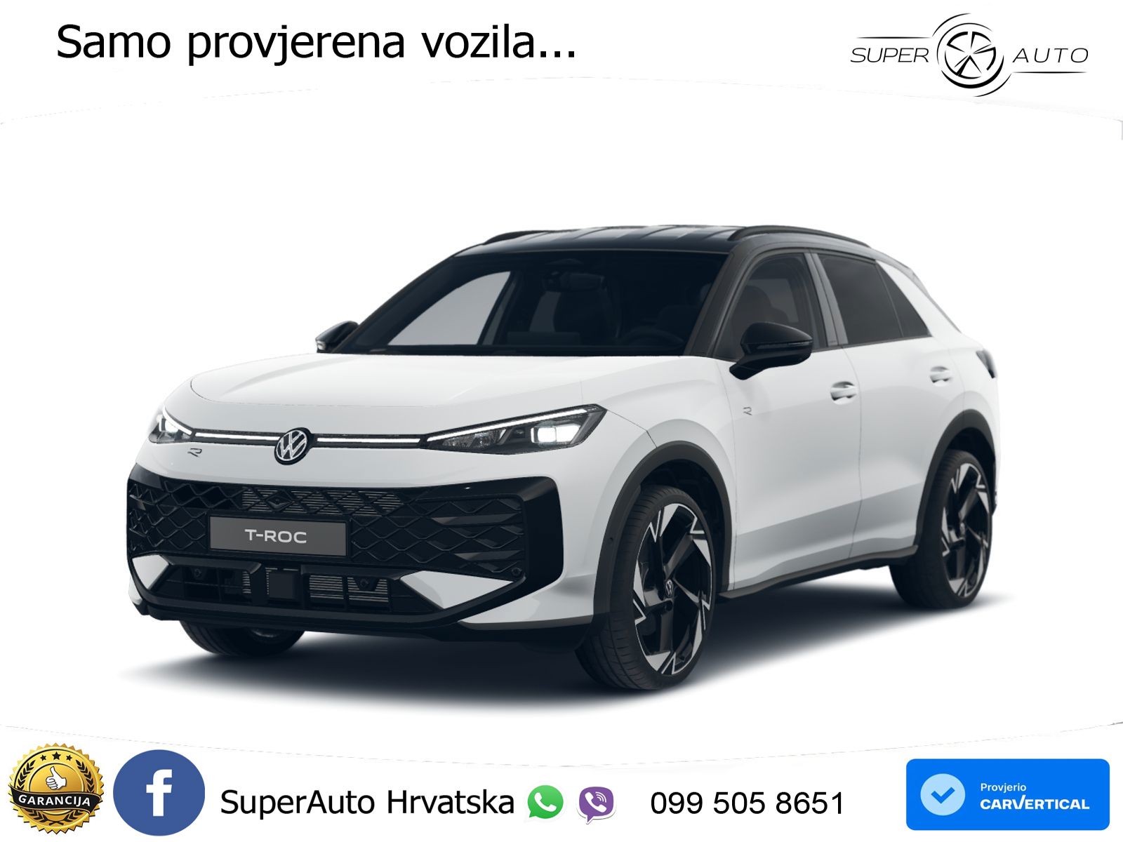 Volkswagen T-Roc 1.5 eTSI (150 KS)  DSG R-Line MATRIX+GR SJED+KAM