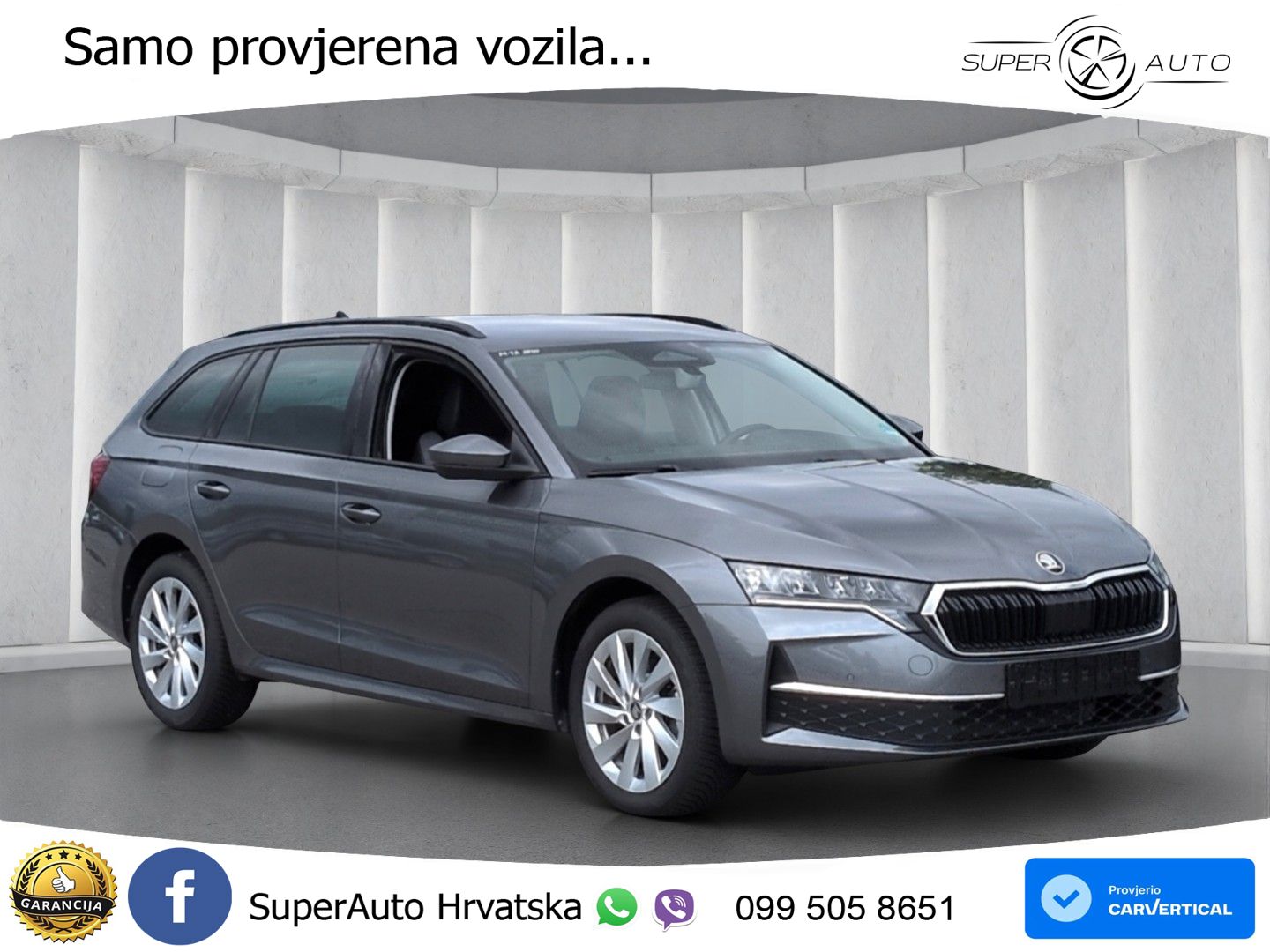 Škoda Octavia Combi 2.0 TDI (150 KS) DSG Selection LED+GR SJED+ACC