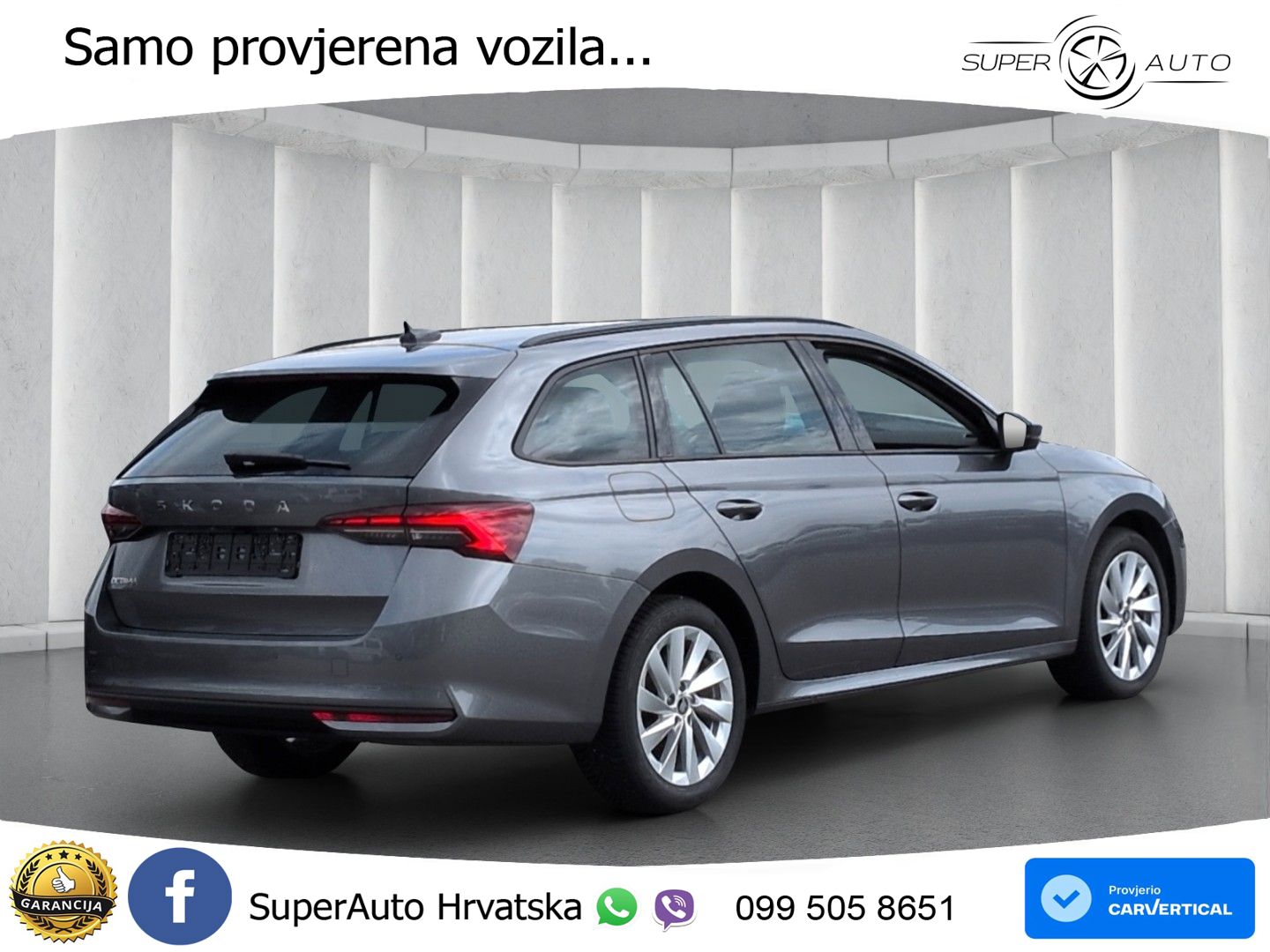 Škoda Octavia Combi 2.0 TDI (150 KS) DSG Selection LED+GR SJED+ACC