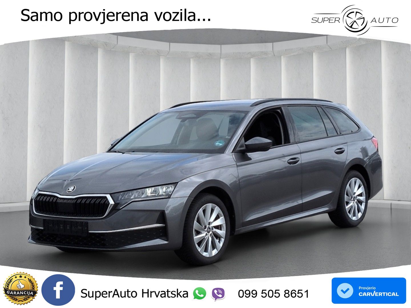 Škoda Octavia Combi 2.0 TDI (150 KS) DSG Selection LED+GR SJED+ACC