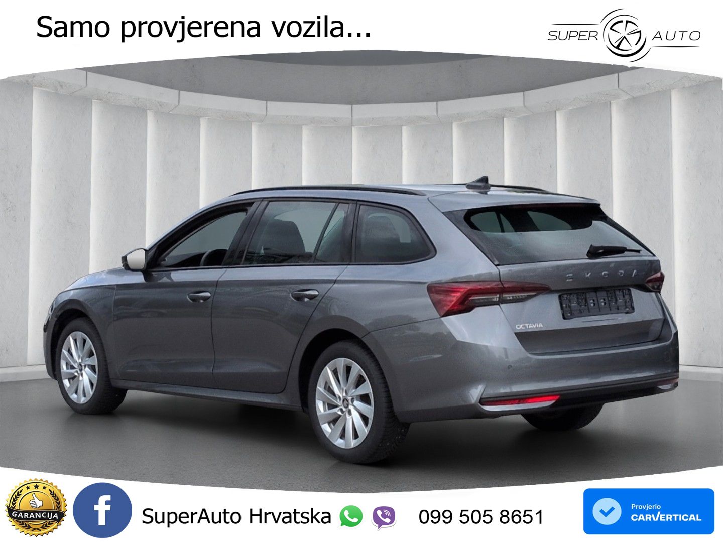 Škoda Octavia Combi 2.0 TDI (150 KS) DSG Selection LED+GR SJED+ACC