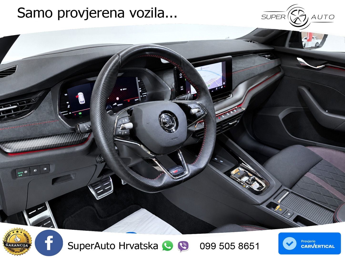Škoda Octavia Combi RS 2.0 TDI (200 KS) DSG LED+GR SJED+ACC