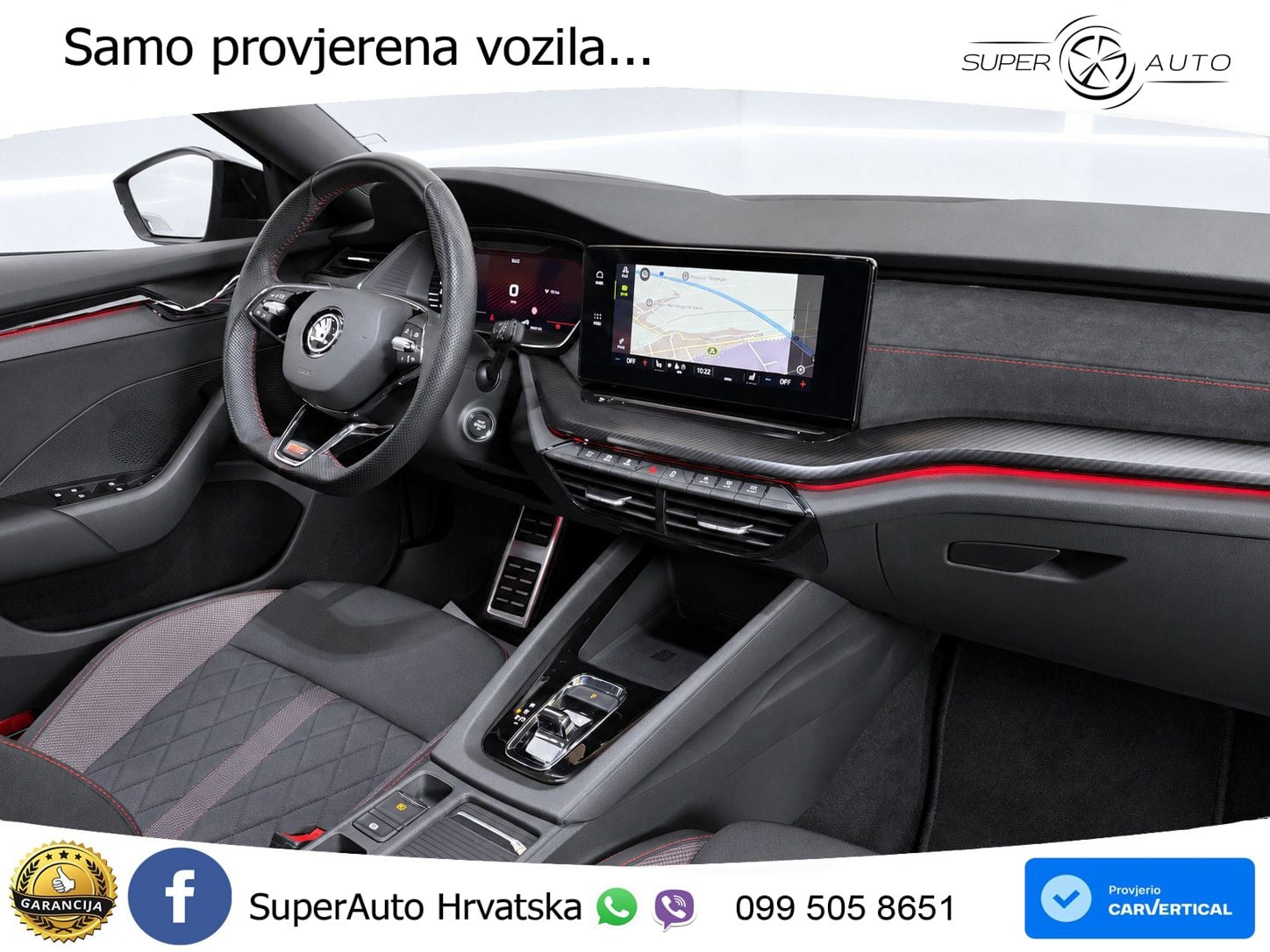Škoda Octavia Combi RS 2.0 TDI (200 KS) DSG LED+GR SJED+ACC
