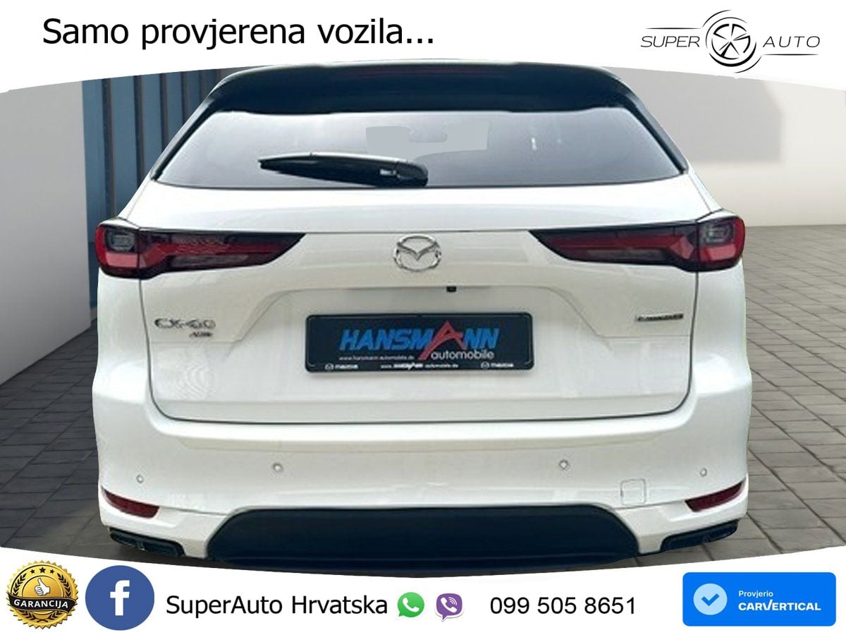 Mazda CX-60 3.3 e-Skyactiv D (254 KS) AWD Automatic LED+GR SJED+ACC