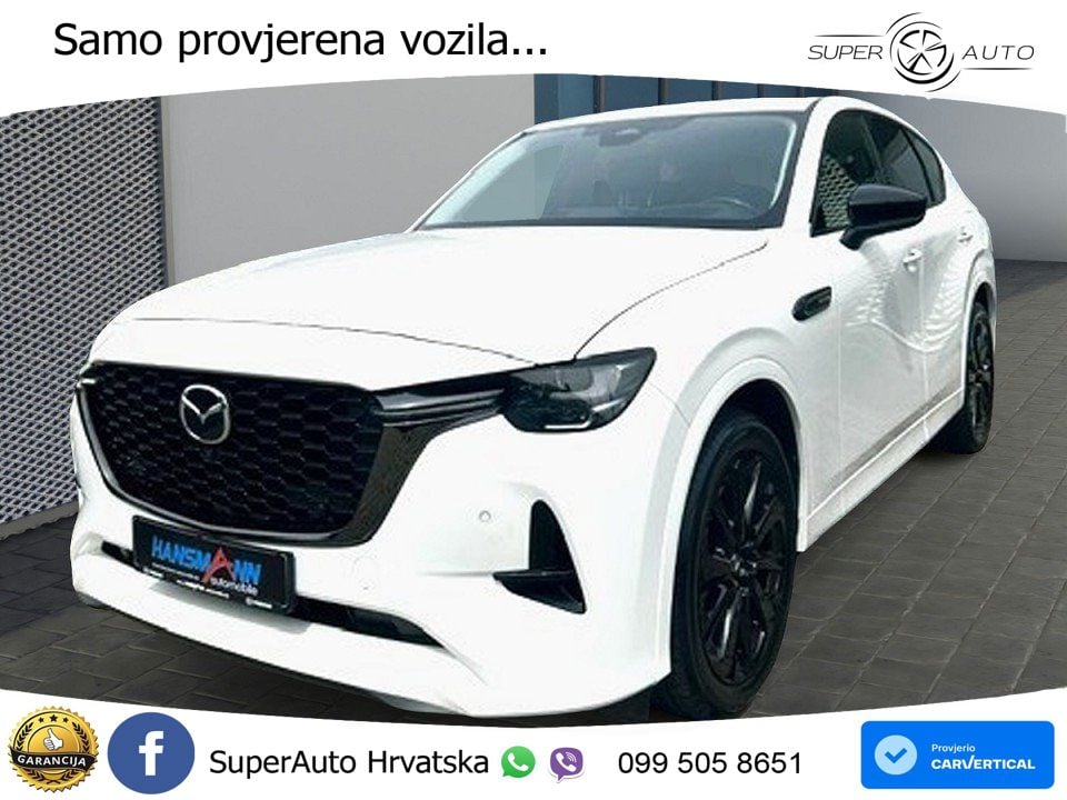 Mazda CX-60 3.3 e-Skyactiv D (254 KS) AWD Automatic LED+GR SJED+ACC