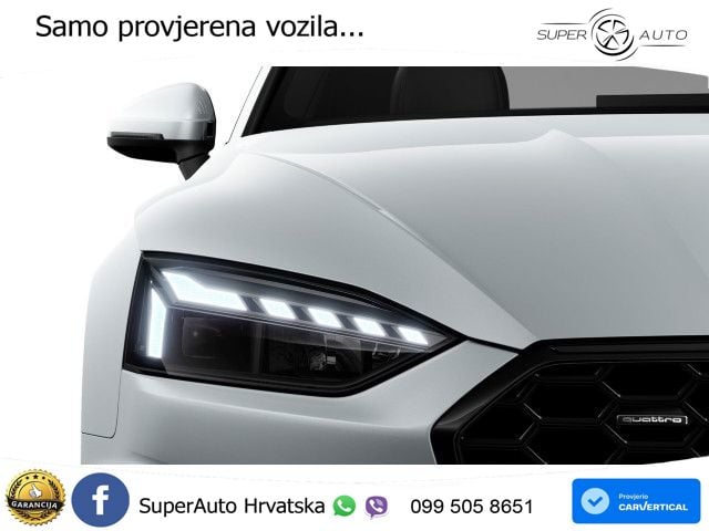 Audi A5 Sportback  40 TFSI (204 KS) quattro S tronic MATRIX+GR SJED+KAM