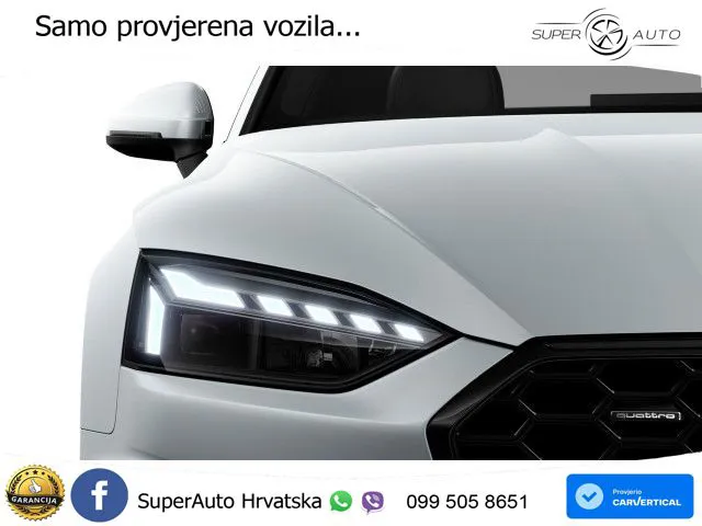 Audi A5 Sportback  40 TFSI (204 KS) quattro S tronic MATRIX+GR SJED+KAM