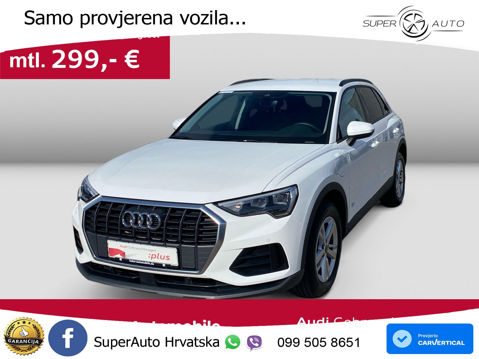 Audi Q3 45 TFSIe (245 KS) S tronic LED+GR SJED+ACC