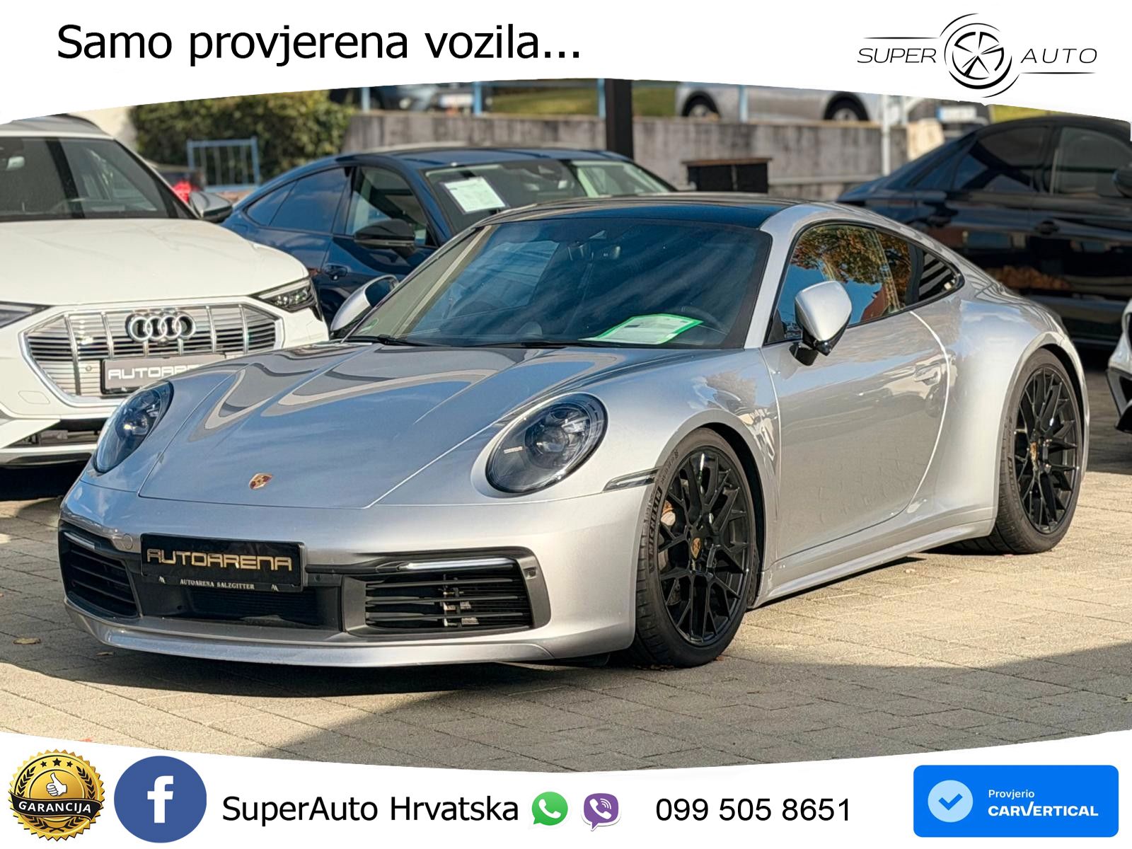 Porsche 911 Carrera 3.0 (385 KS) PDK ZRAČNI+ACC+GR SJED+KAM+PANO