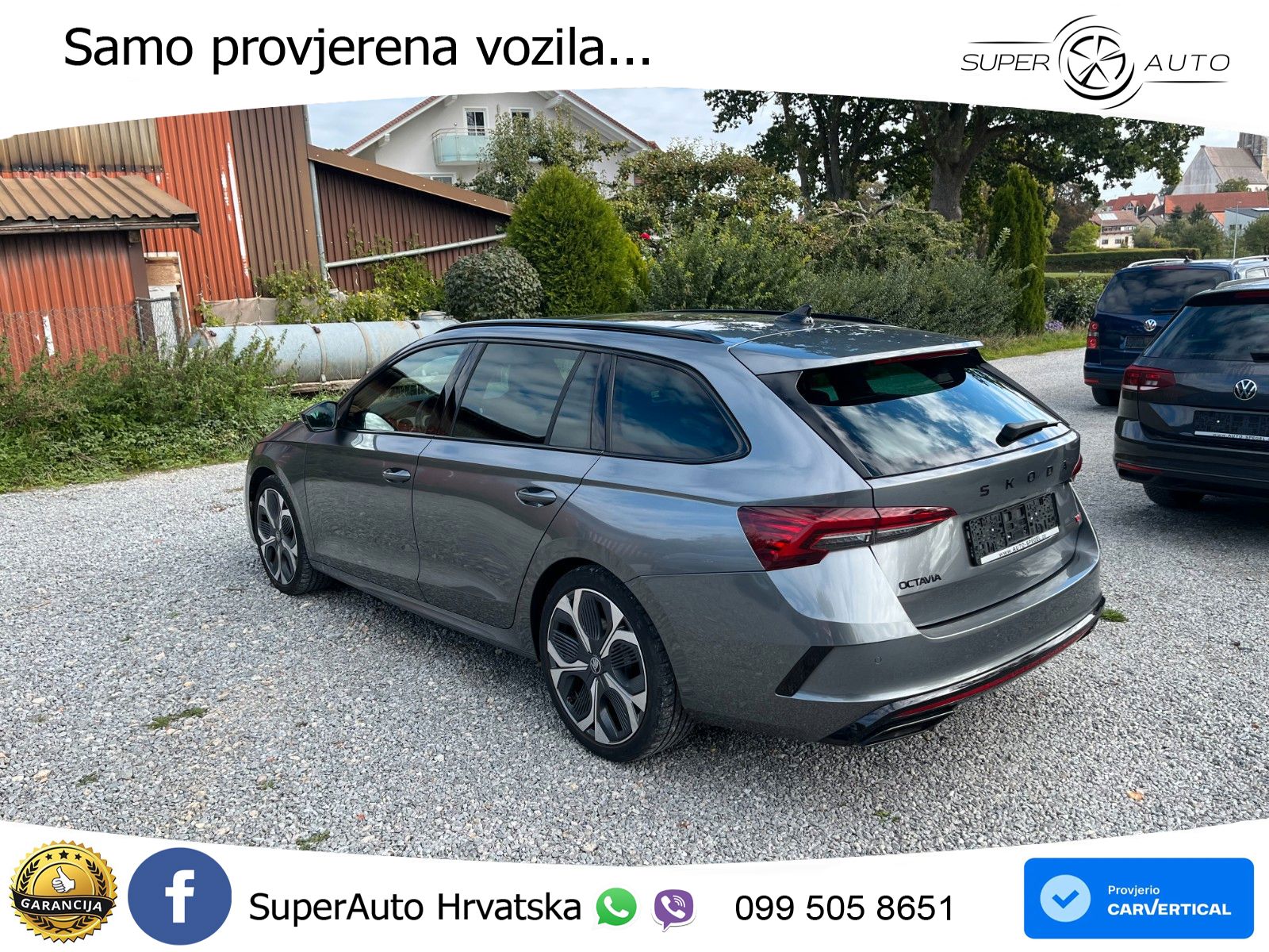 Škoda Octavia Combi RS 2.0 TSI (265 KS) DSG LED+GR SJED+ACC