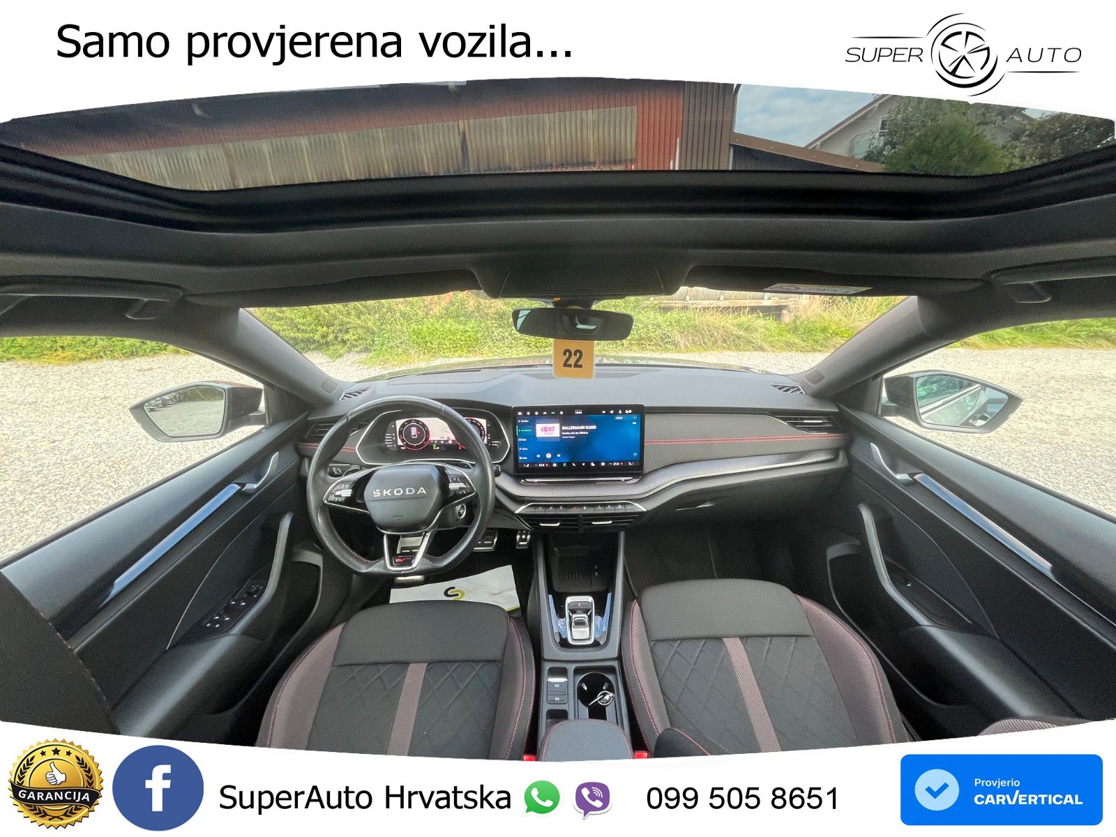 Škoda Octavia Combi RS 2.0 TSI (265 KS) DSG LED+GR SJED+ACC