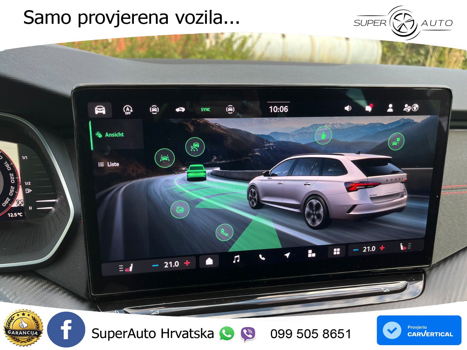Škoda Octavia Combi RS 2.0 TSI (265 KS) DSG LED+GR SJED+ACC