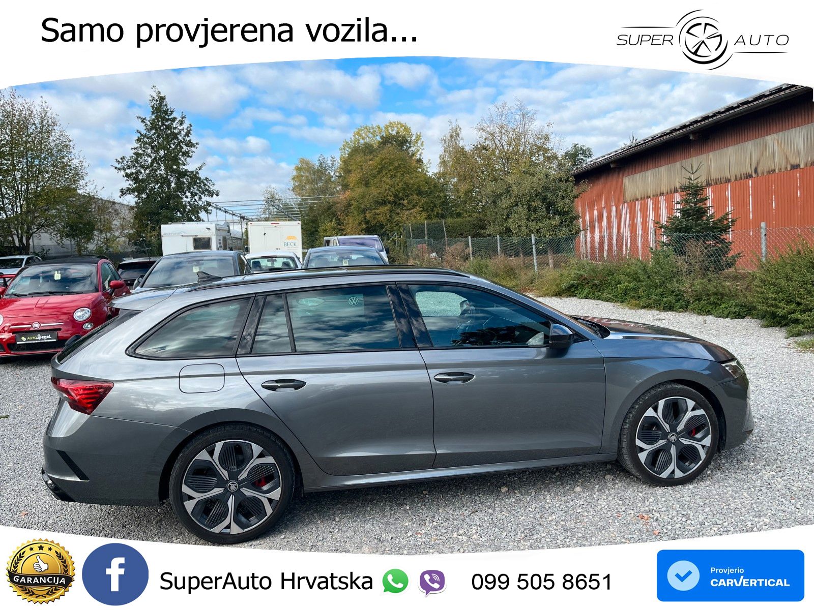 Škoda Octavia Combi RS 2.0 TSI (265 KS) DSG LED+GR SJED+ACC