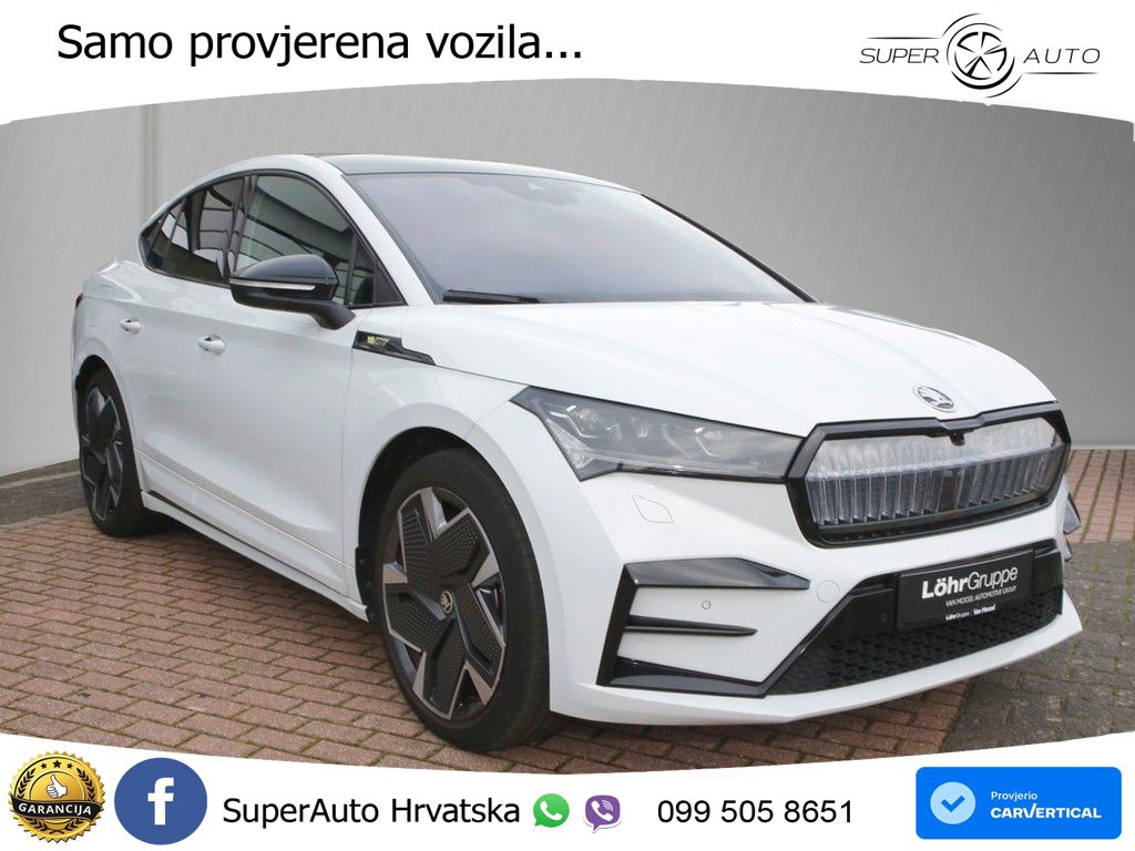 Škoda Enyaq iV RS 82 kWh (299 KS) AWD Lounge MATRIX+GR SJED+KAM
