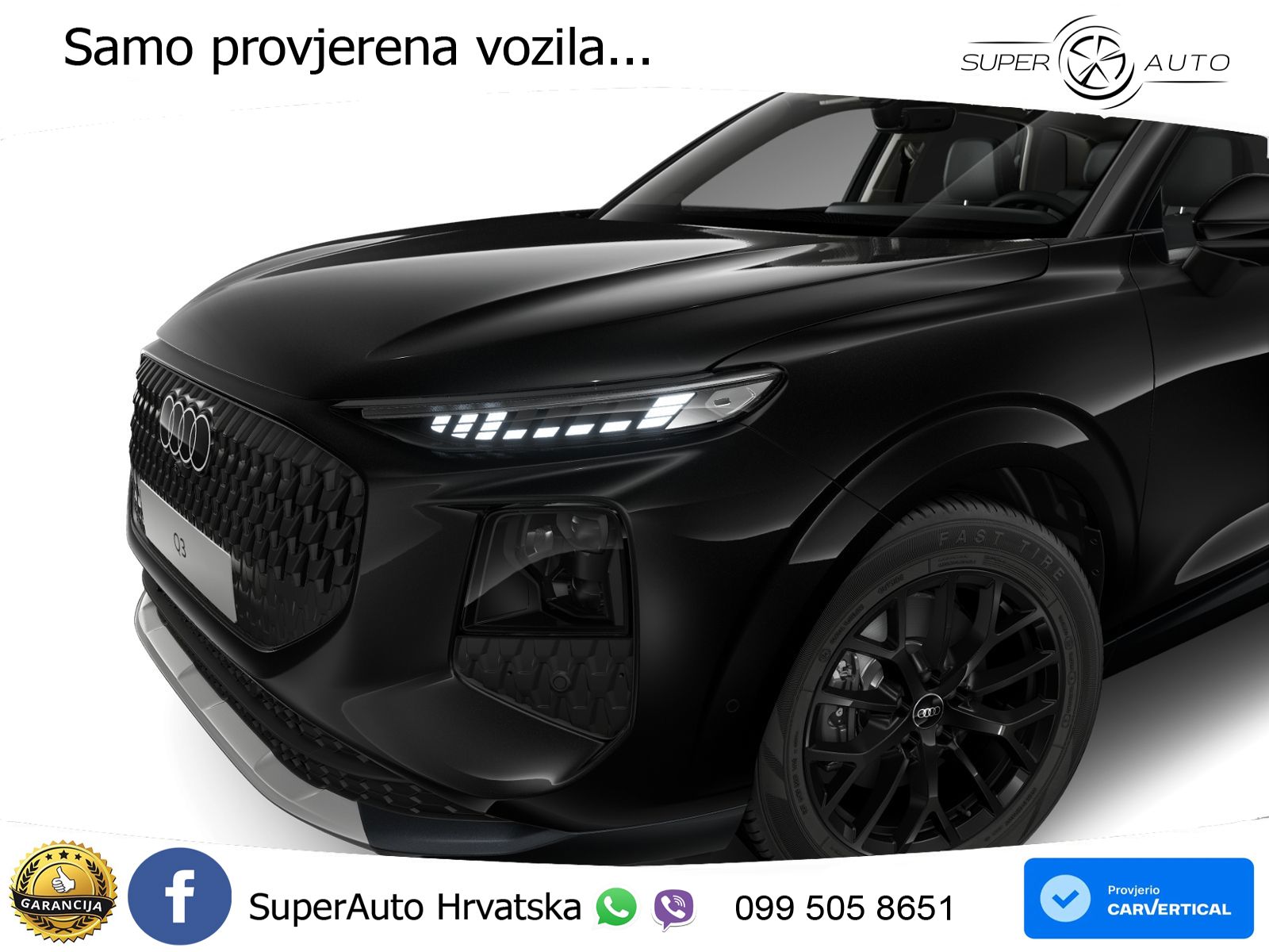 Audi Q3 2.0 TFSI (204 KS) quattro S tronic LED+GR SJED+ACC