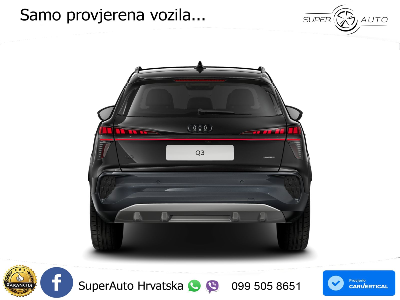 Audi Q3 2.0 TFSI (204 KS) quattro S tronic LED+GR SJED+ACC
